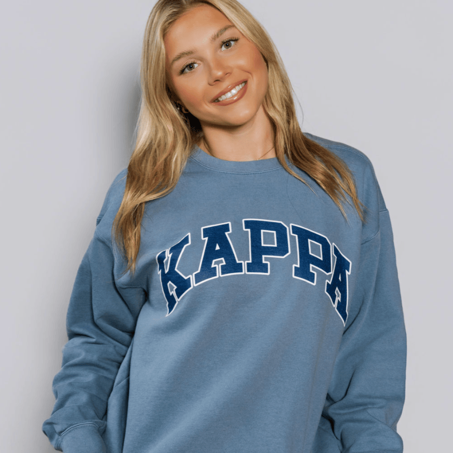 Ali & Ariel Blue And Navy Comfort Colors Crewneck