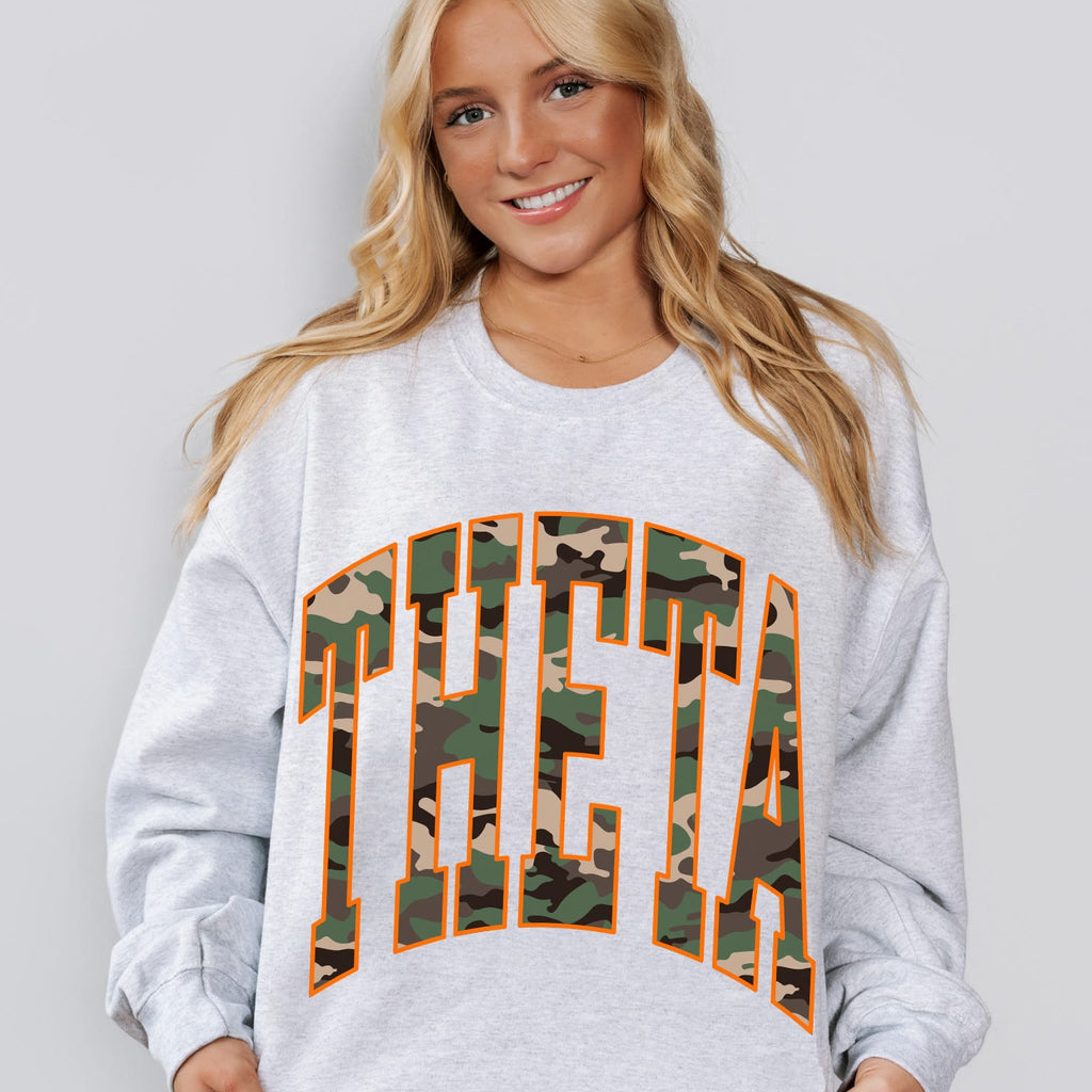Ali & Ariel Camo Crewneck
