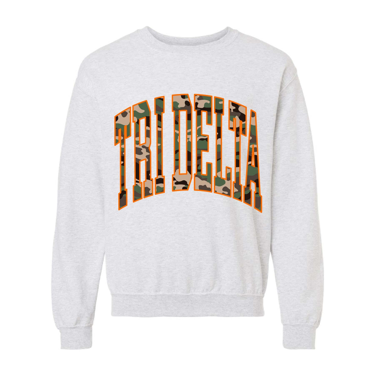 Ali & Ariel Camo Crewneck Delta Delta Delta / Medium