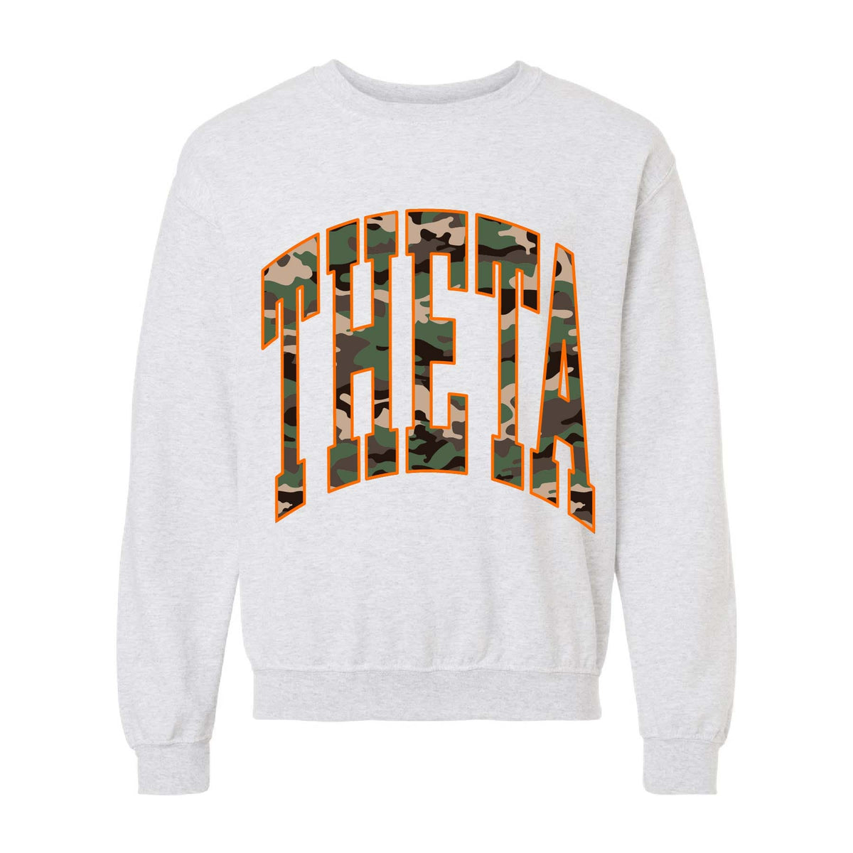 Ali & Ariel Camo Crewneck Kappa Alpha Theta / Medium