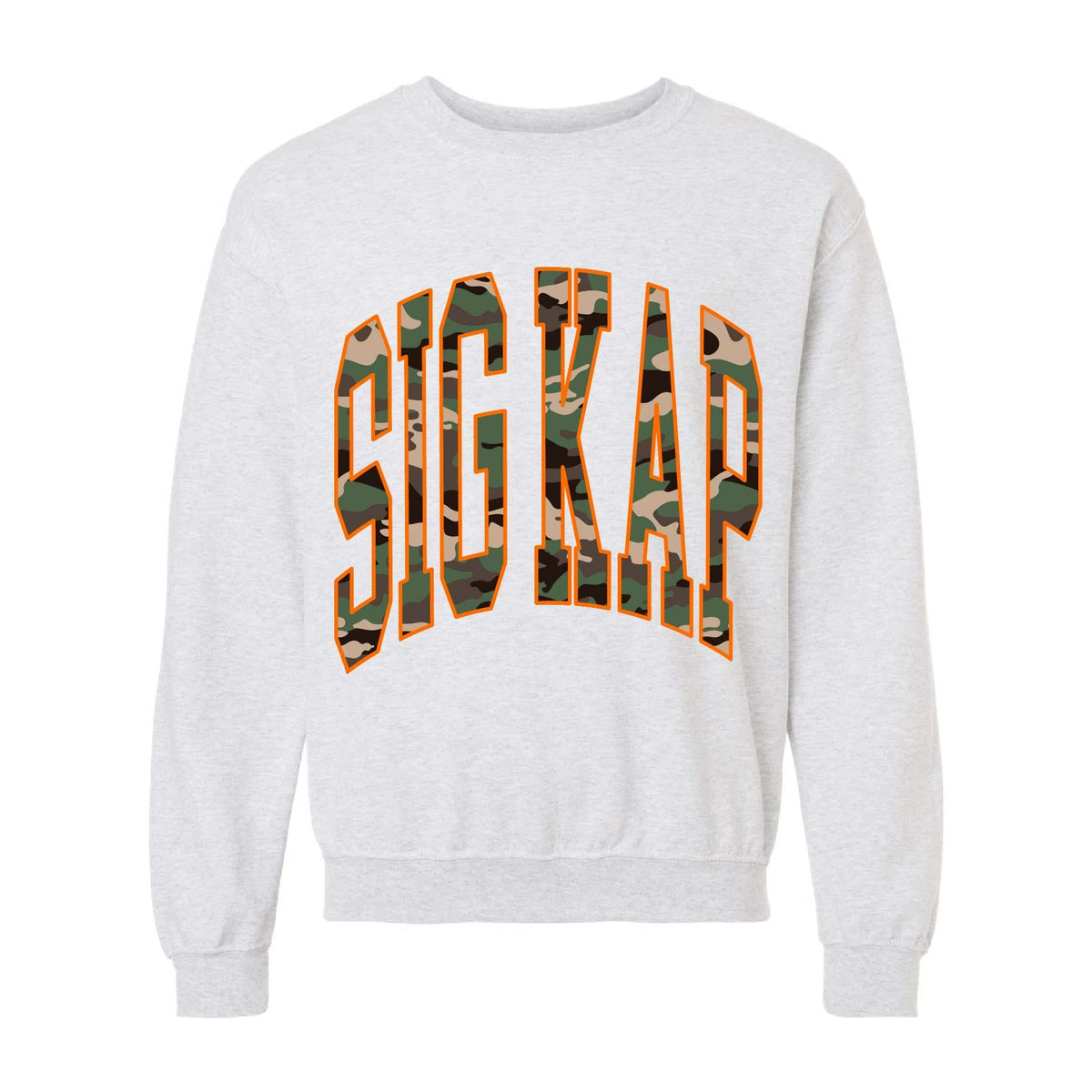 Ali & Ariel Camo Crewneck Sigma Kappa / Medium