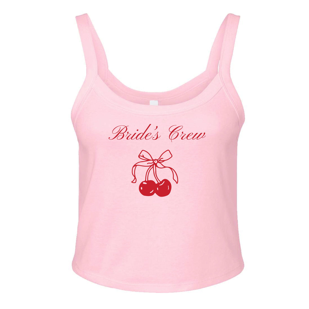 Ali & Ariel Cherry Bridal Tank Bride's Crew / X-Small