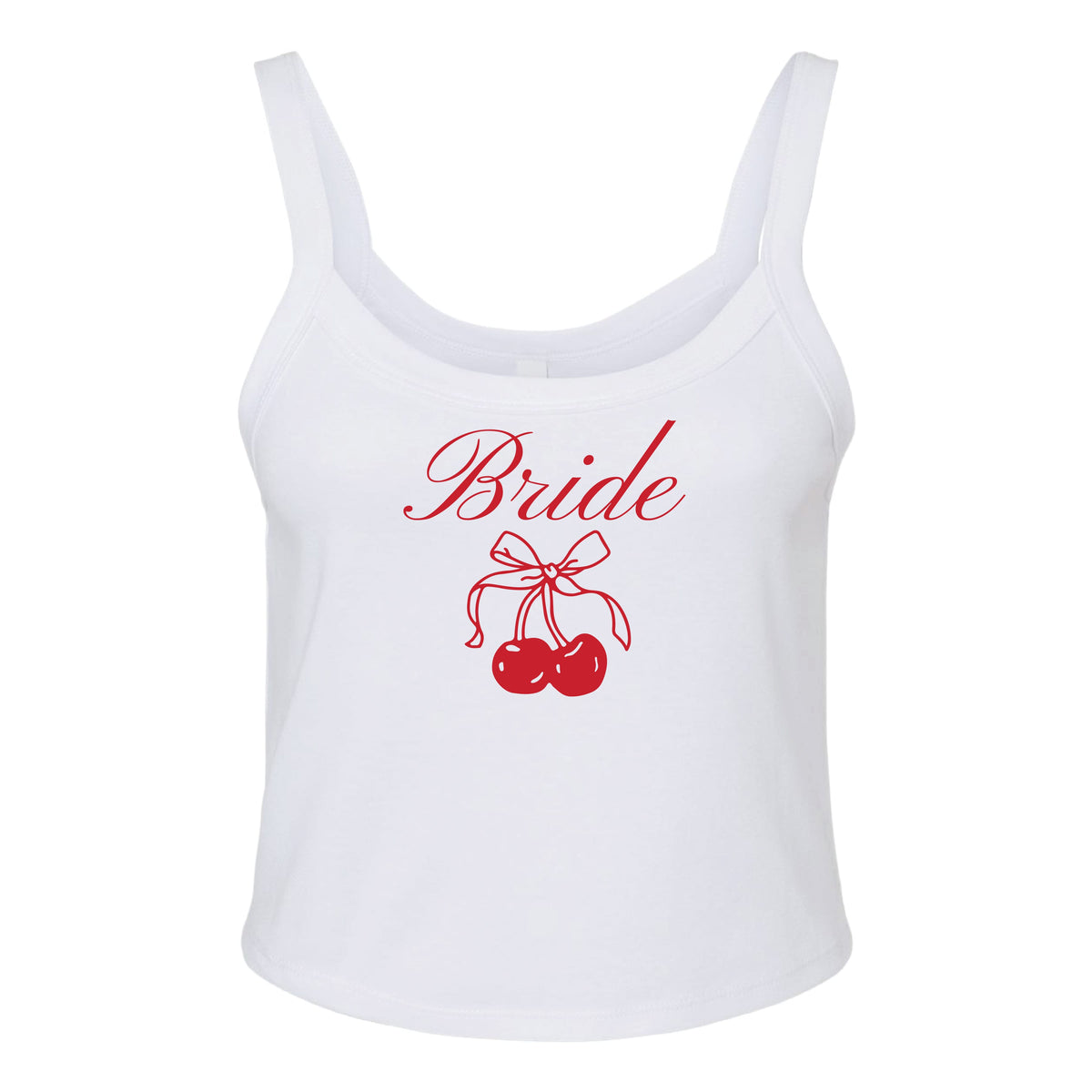 Ali & Ariel Cherry Bridal Tank Bride / X-Small