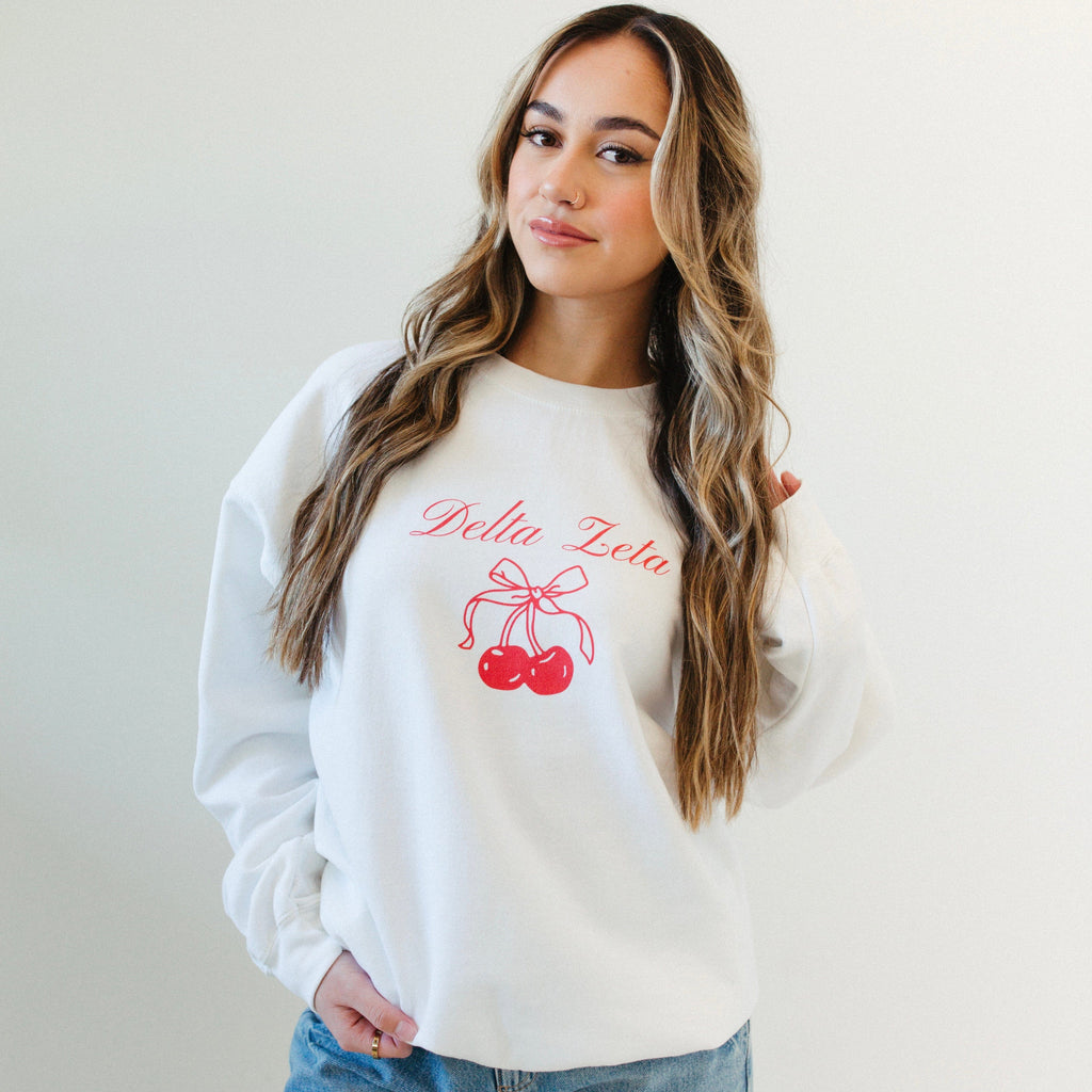 Ali & Ariel Cherry On Top Crewneck