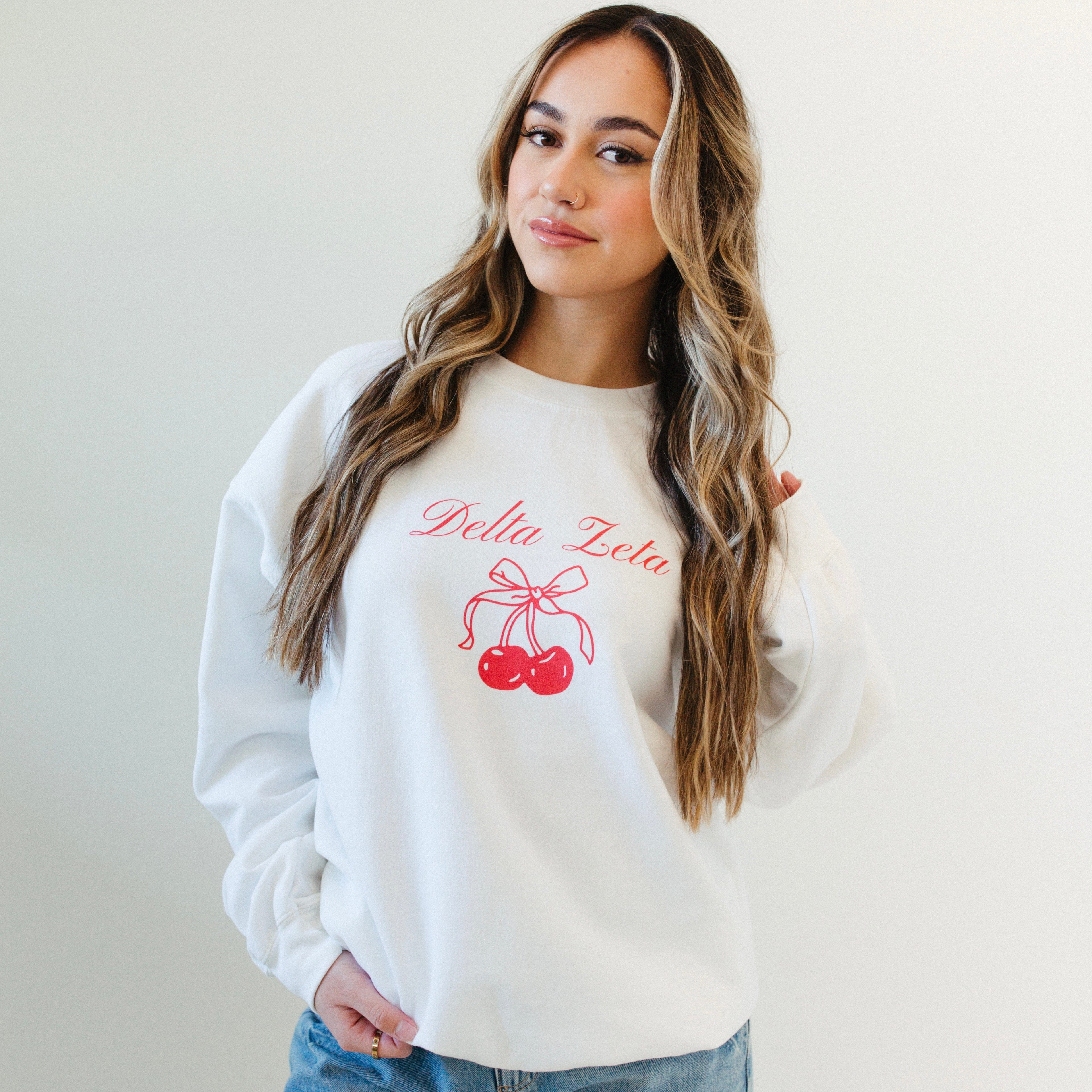 Ali & Ariel Cherry On Top Crewneck