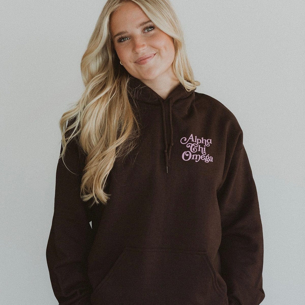 Ali & Ariel Chocolate Hoodie