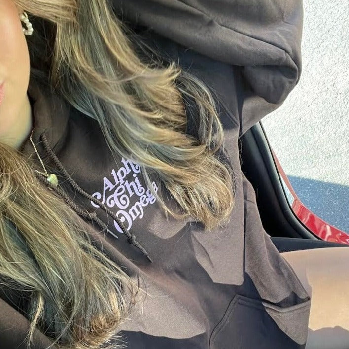 Ali & Ariel Chocolate Hoodie