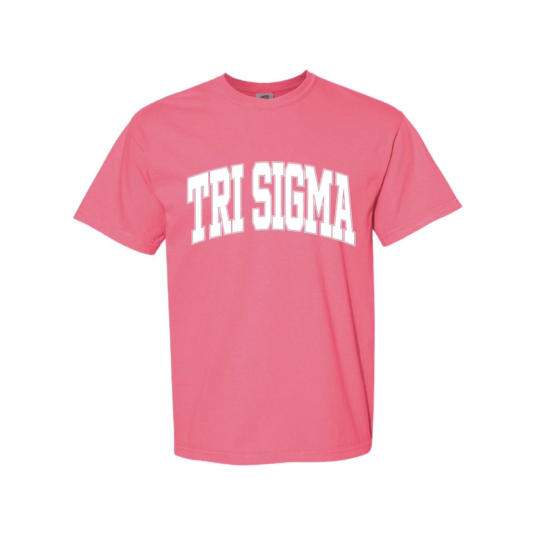 Ali & Ariel Crunchberry Comfort Colors Collegiate Tee Sigma Sigma Sigma / Medium