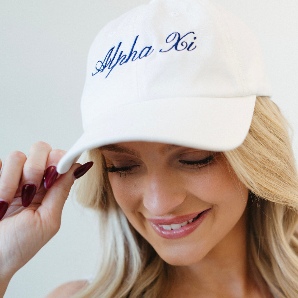 Ali & Ariel Cursive Dad Hat