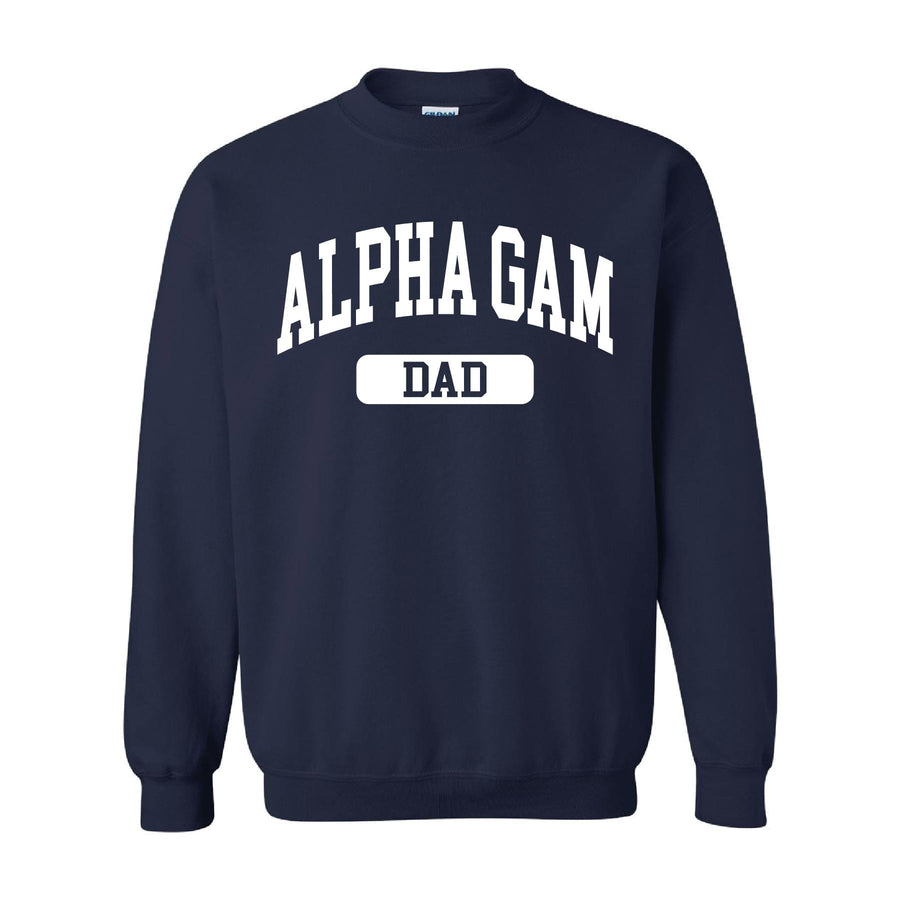 Ali & Ariel Dad Crewneck Alpha Gamma Delta / Medium