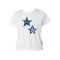 Ali & Ariel Denim Daze Baby Tee Alpha Chi Omega / Small