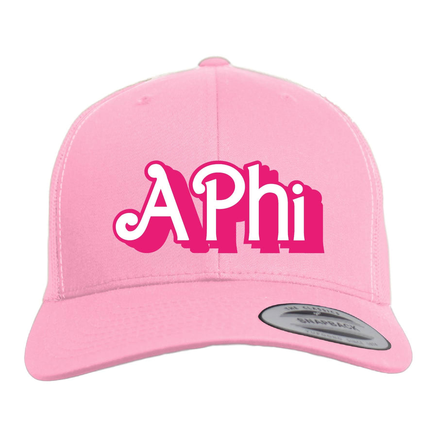 Ali & Ariel Dollhouse Trucker Hat (available for all sororities) Alpha Phi