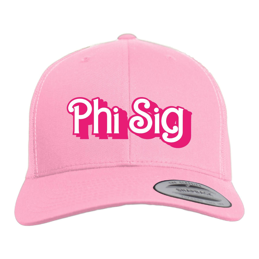 Ali & Ariel Dollhouse Trucker Hat (available for all sororities) Phi Sigma Sigma