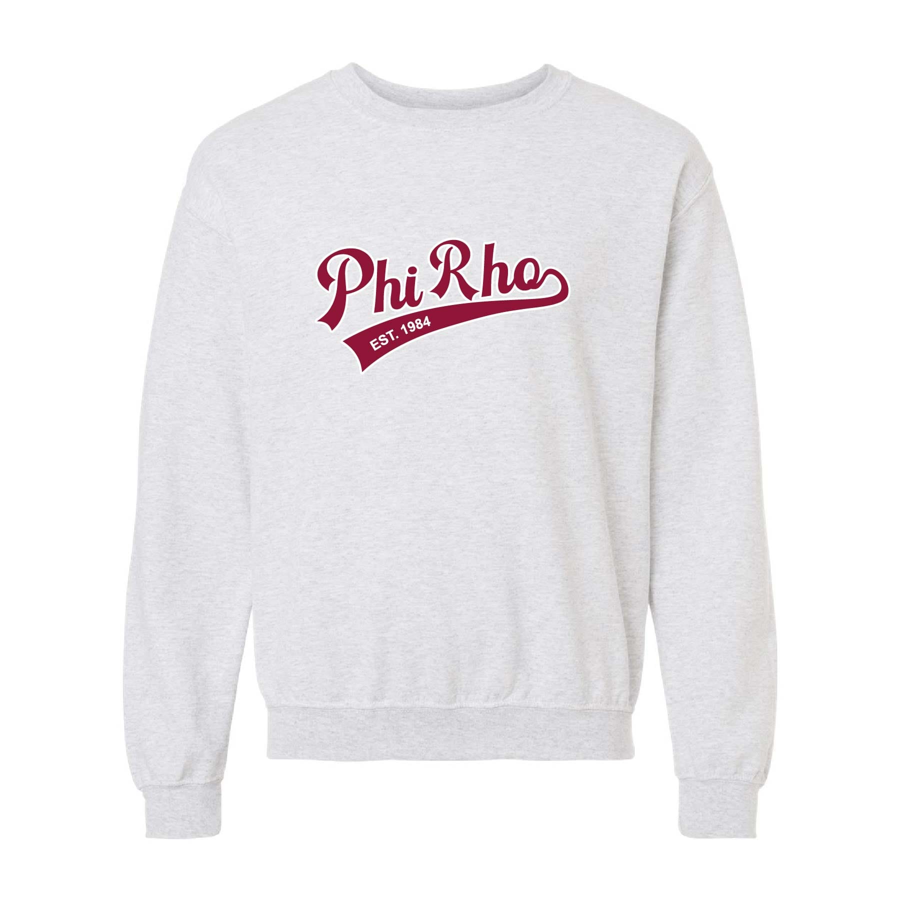 Ali & Ariel Embroidered Ash Sporty Crewneck