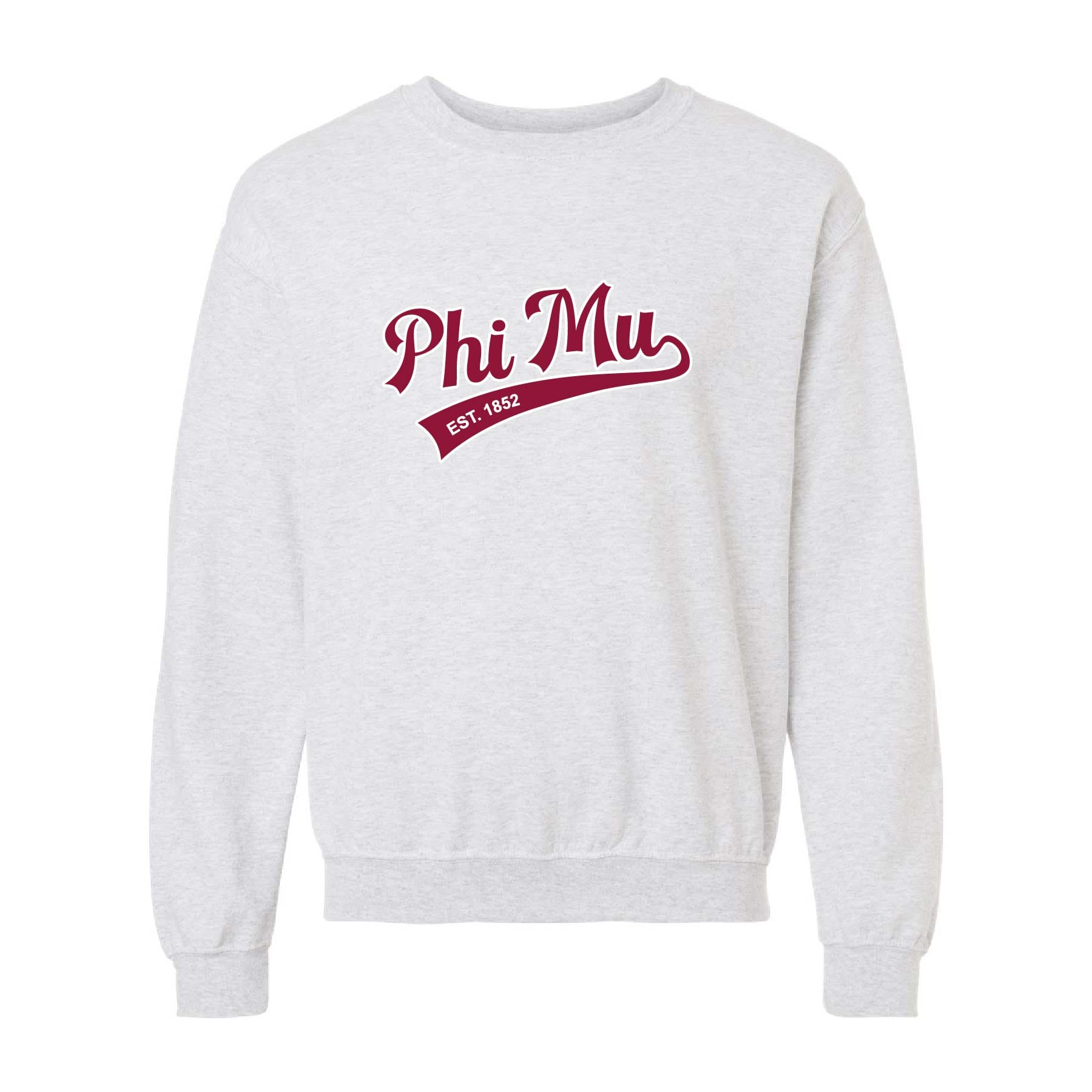 Ali & Ariel Embroidered Ash Sporty Crewneck