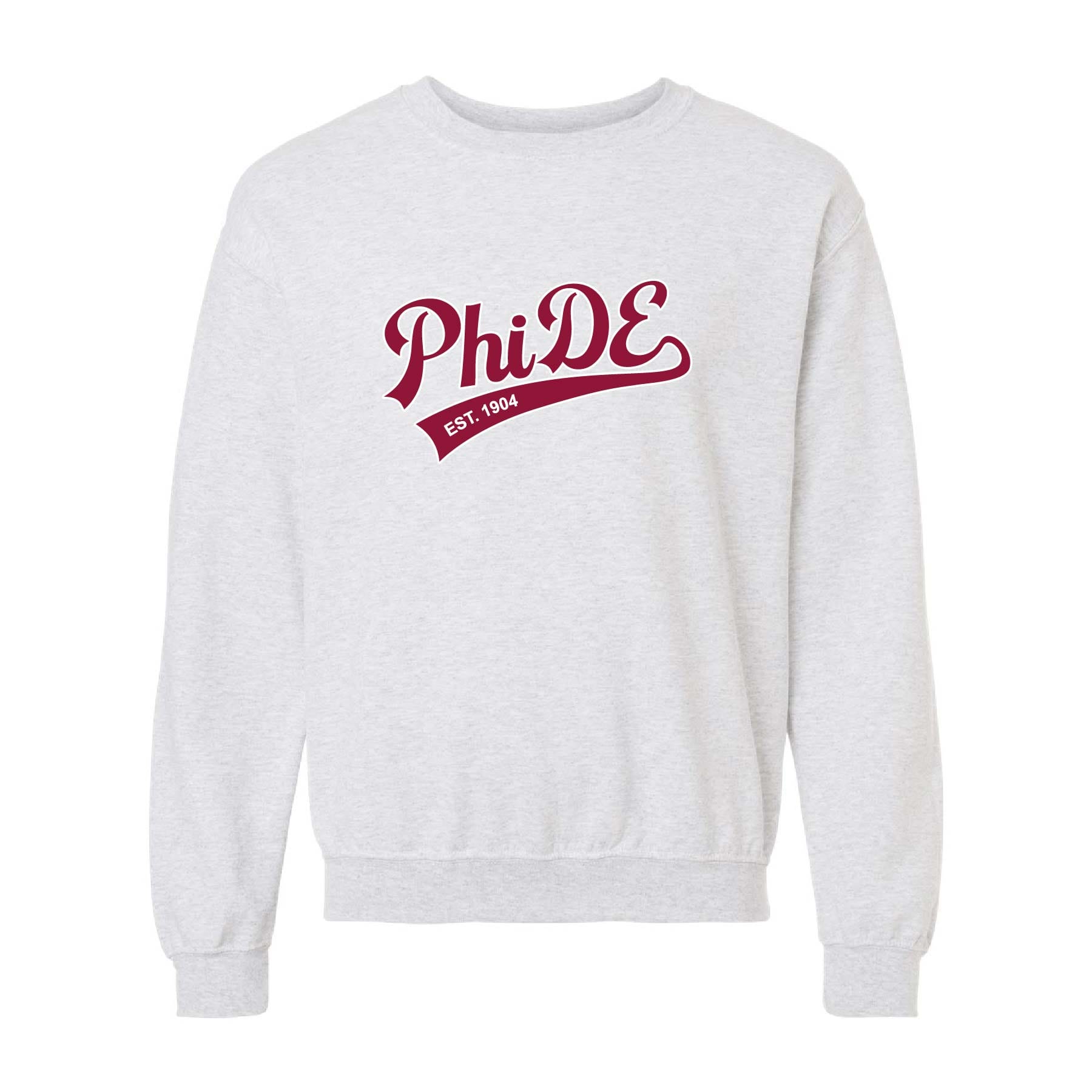 Ali & Ariel Embroidered Ash Sporty Crewneck