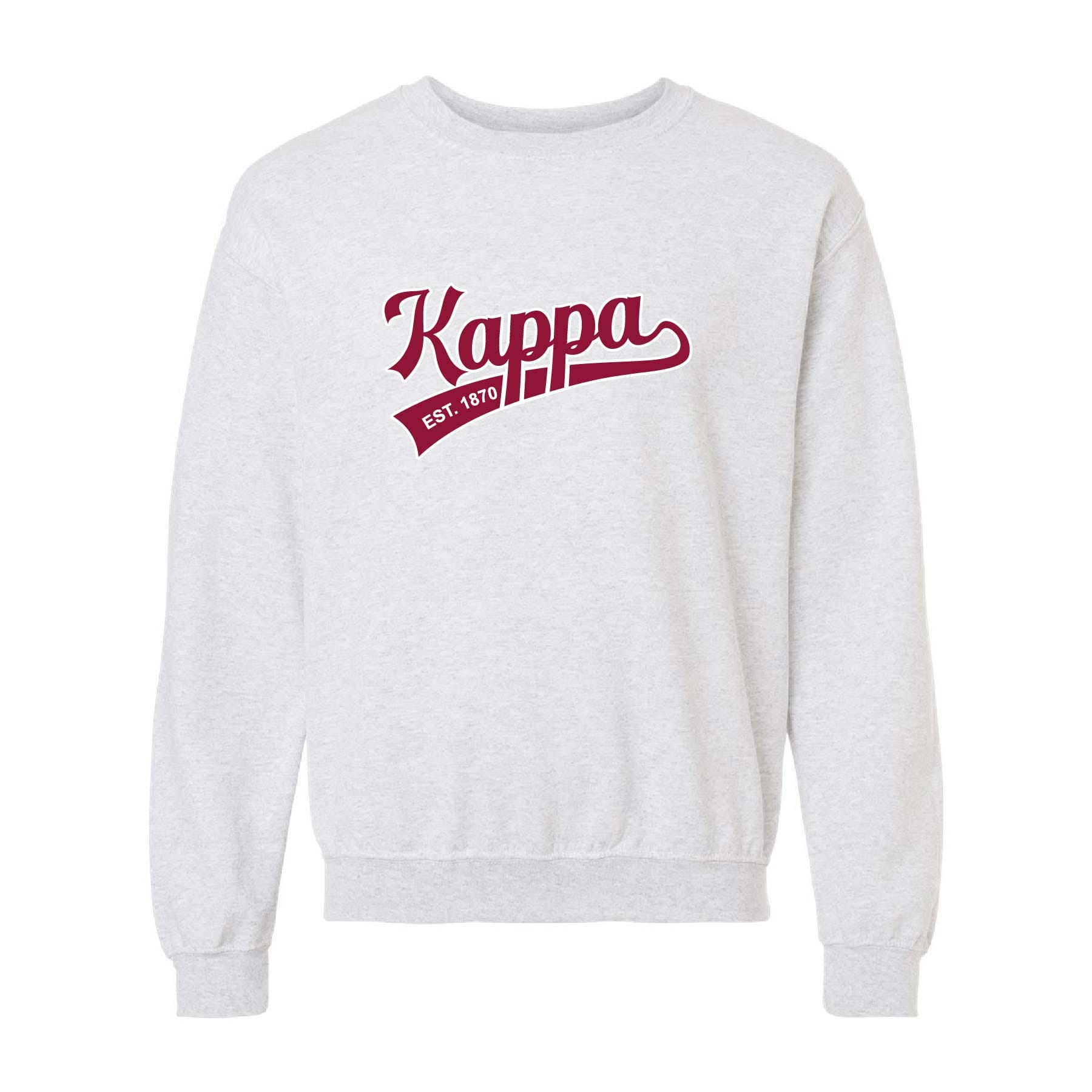 Ali & Ariel Embroidered Ash Sporty Crewneck