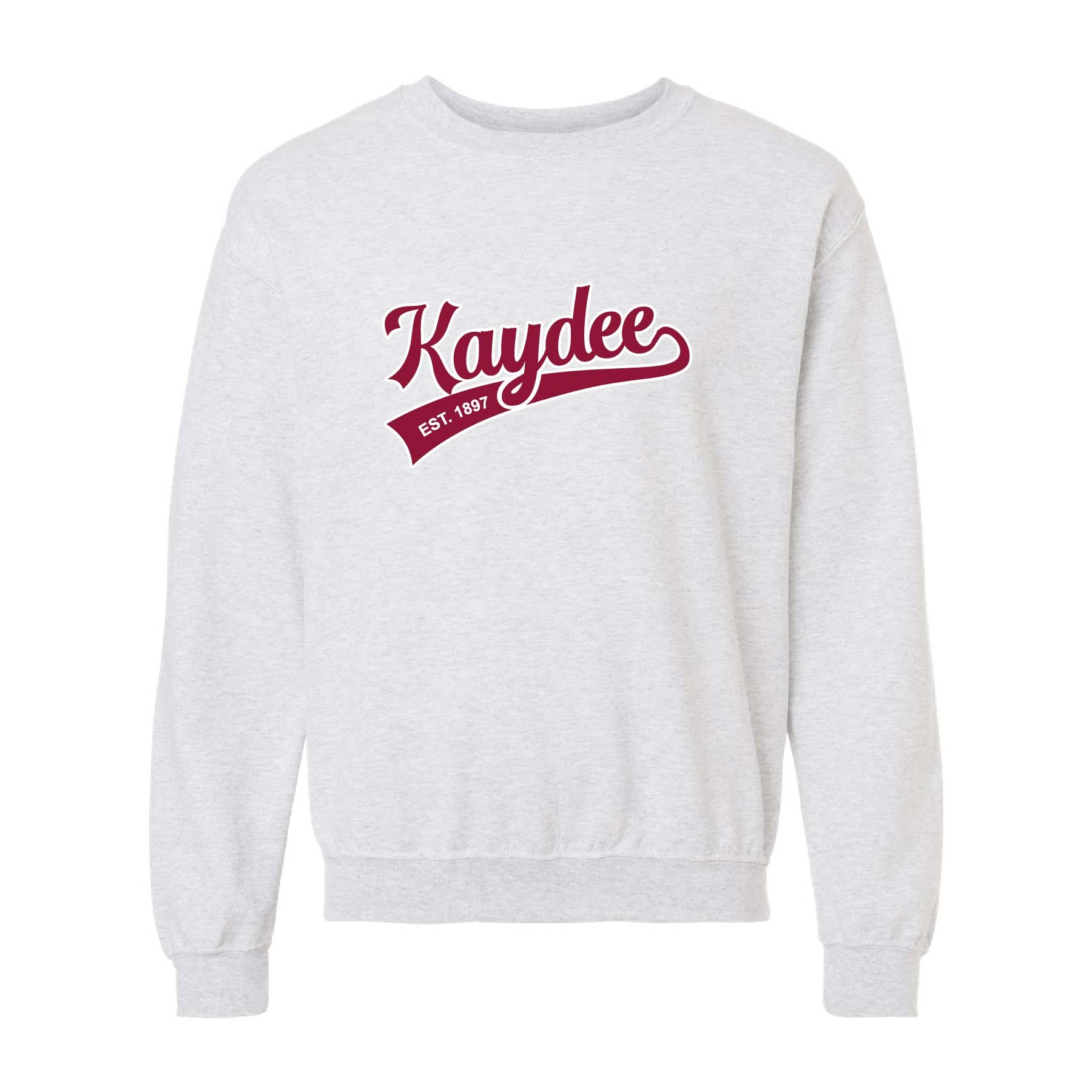 Ali & Ariel Embroidered Ash Sporty Crewneck