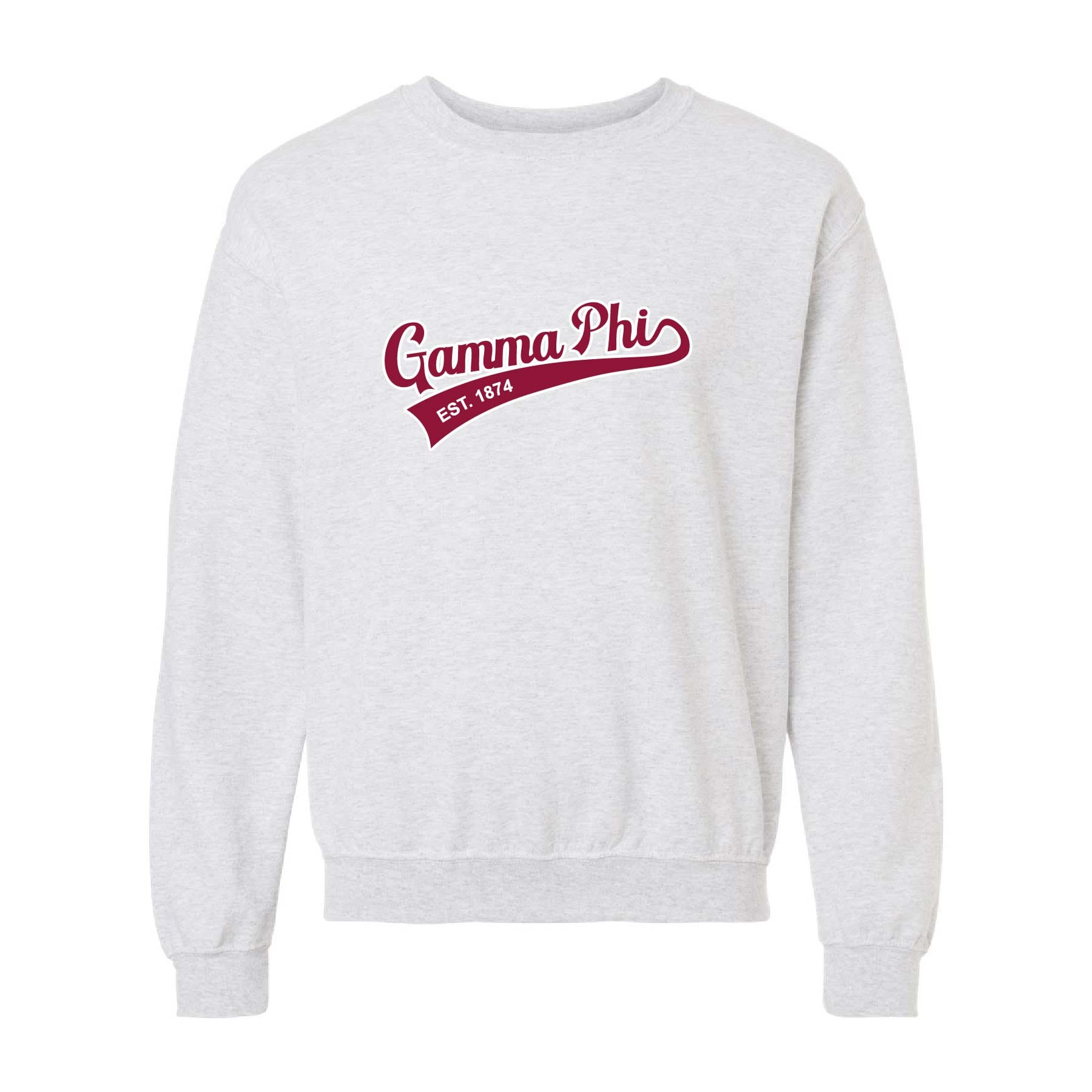 Ali & Ariel Embroidered Ash Sporty Crewneck