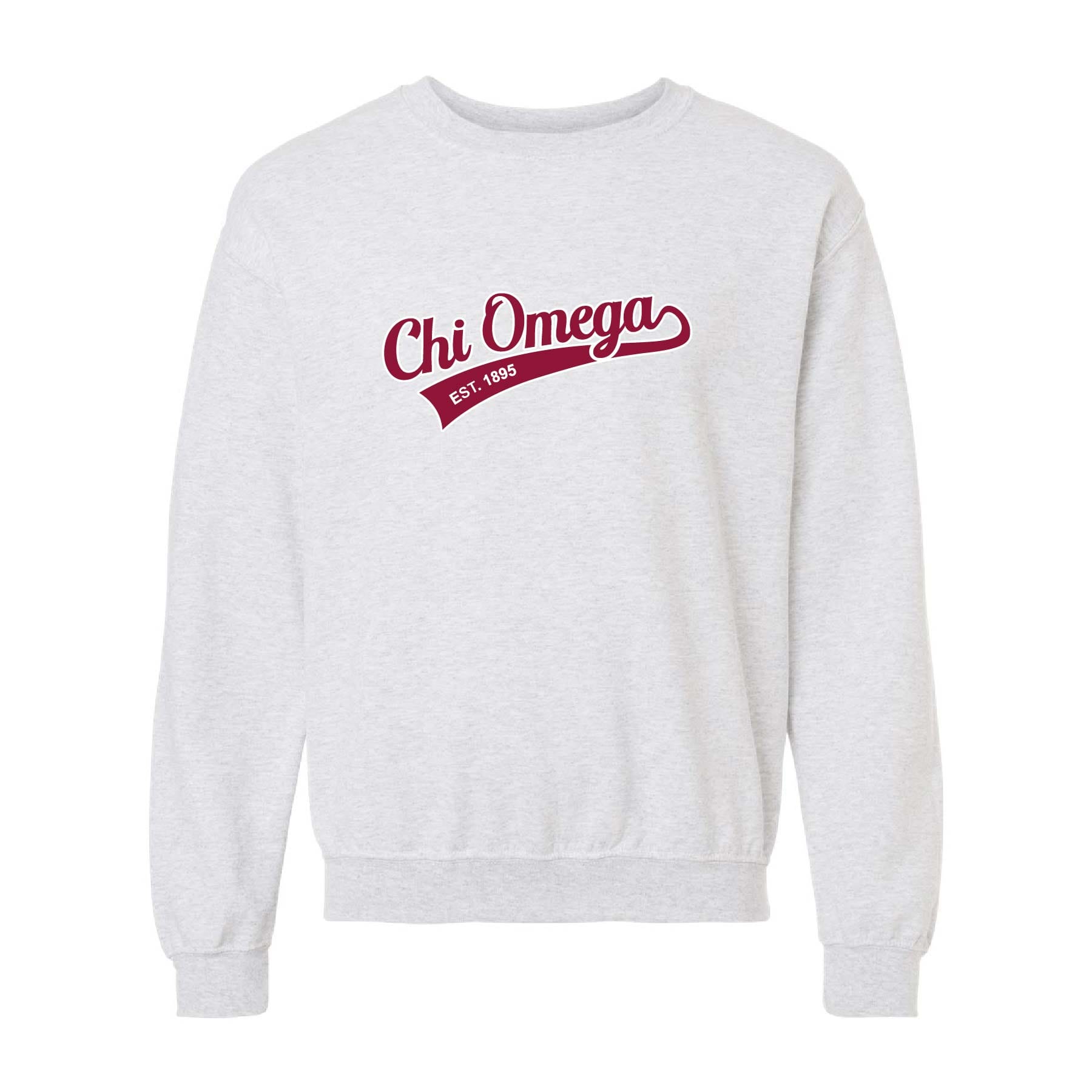Ali & Ariel Embroidered Ash Sporty Crewneck