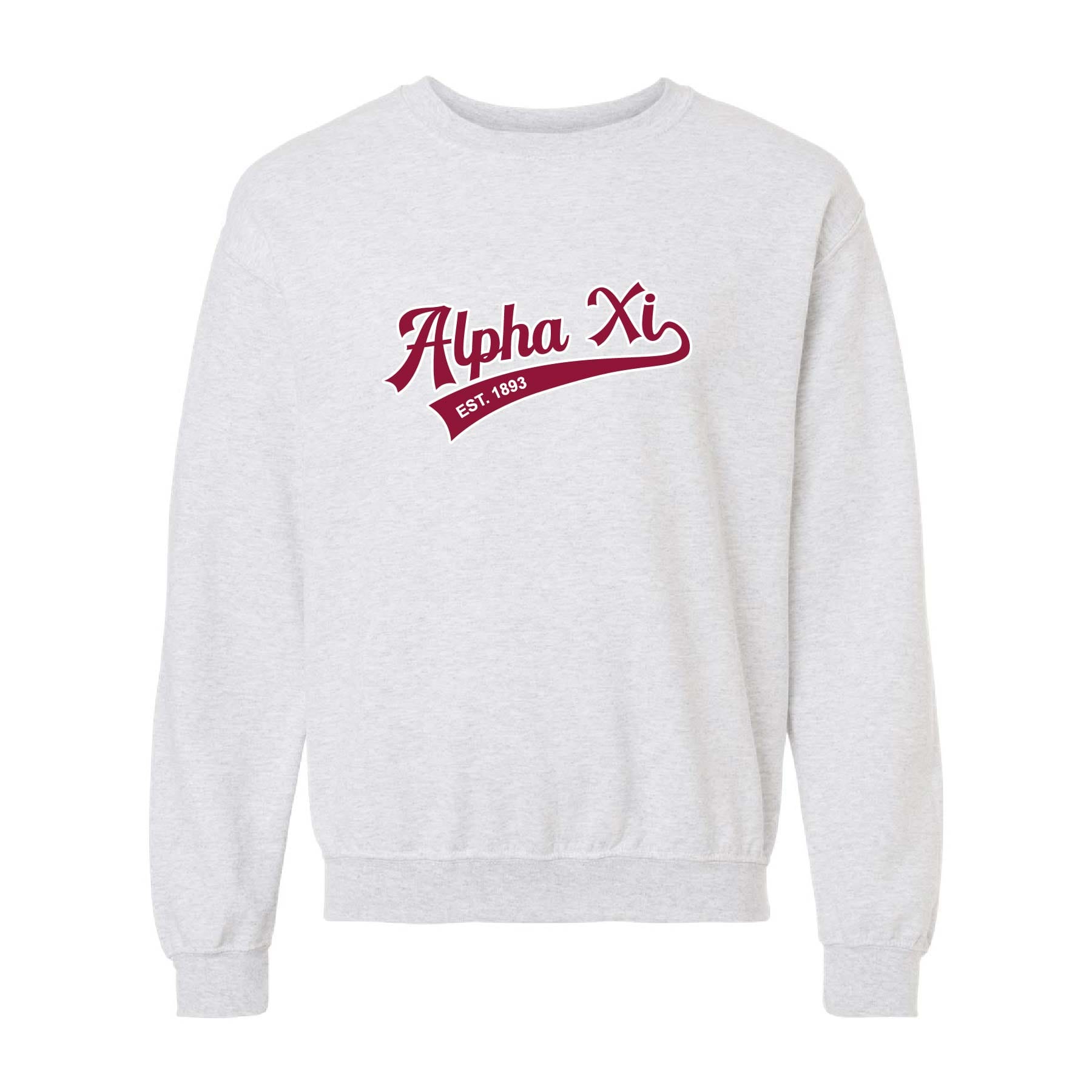 Ali & Ariel Embroidered Ash Sporty Crewneck