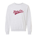 Ali & Ariel Embroidered Ash Sporty Crewneck