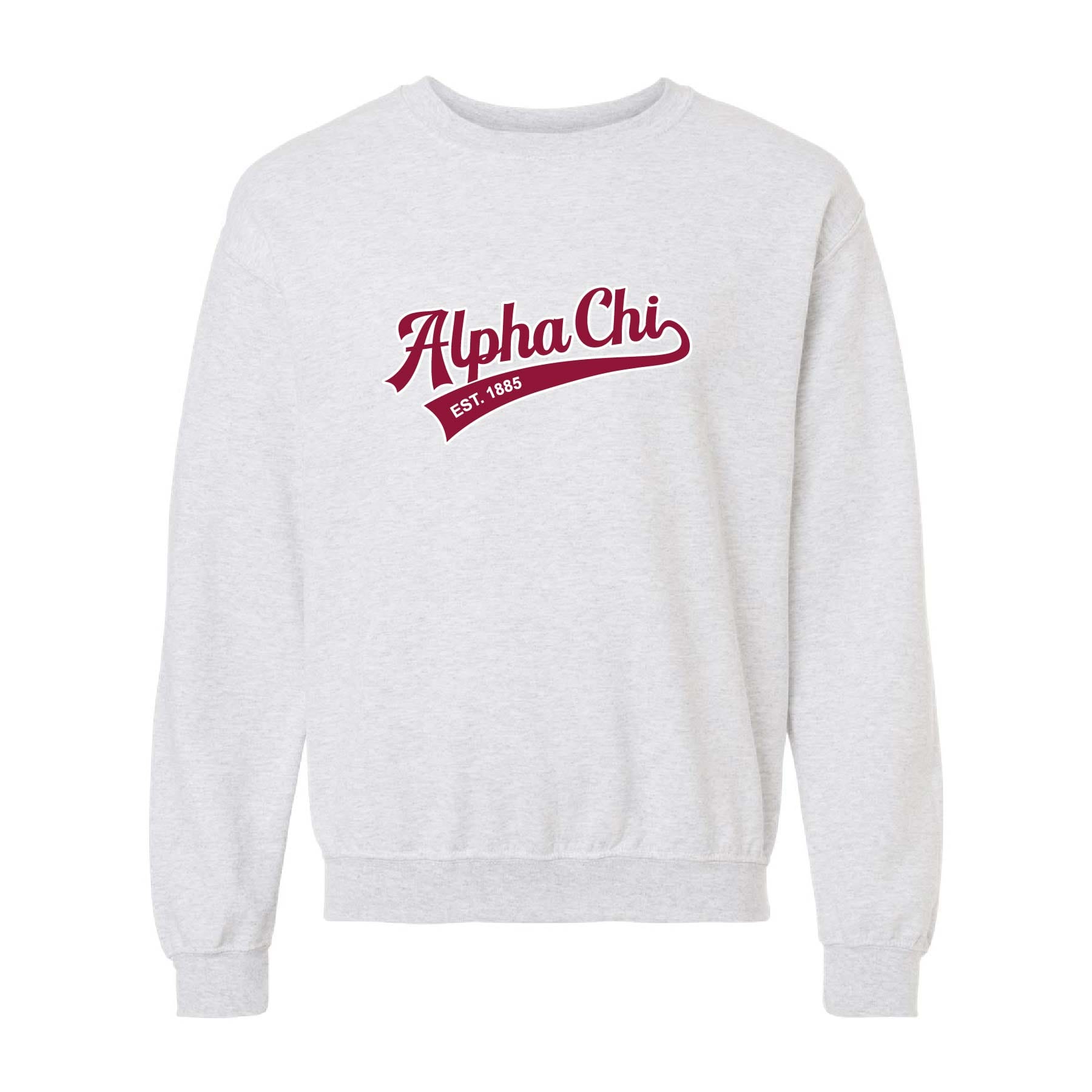 Ali & Ariel Embroidered Ash Sporty Crewneck