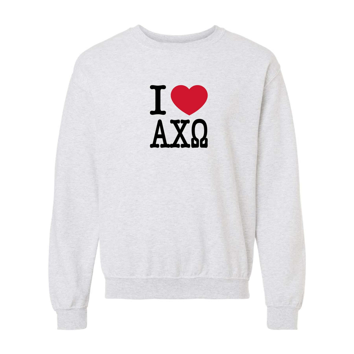 Ali & Ariel Embroidered Big Apple Crewneck Alpha Chi Omega / Medium