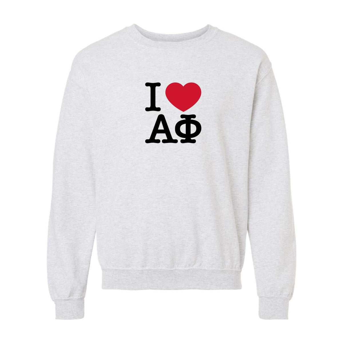 Ali & Ariel Embroidered Big Apple Crewneck Alpha Phi / Medium