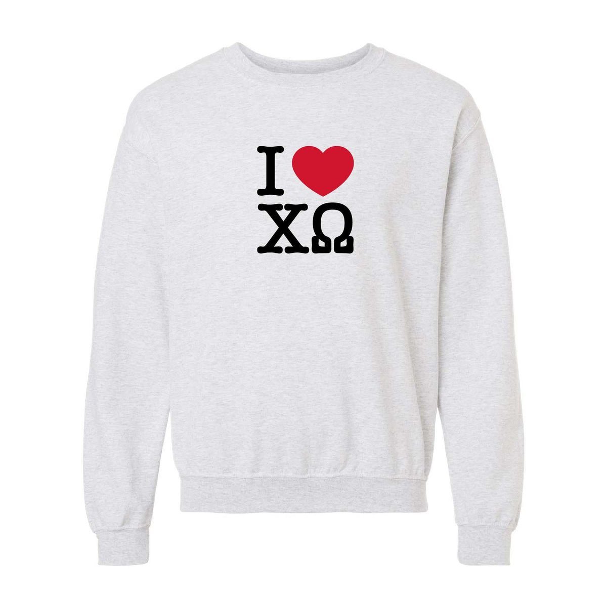 Ali & Ariel Embroidered Big Apple Crewneck Chi Omega / Medium