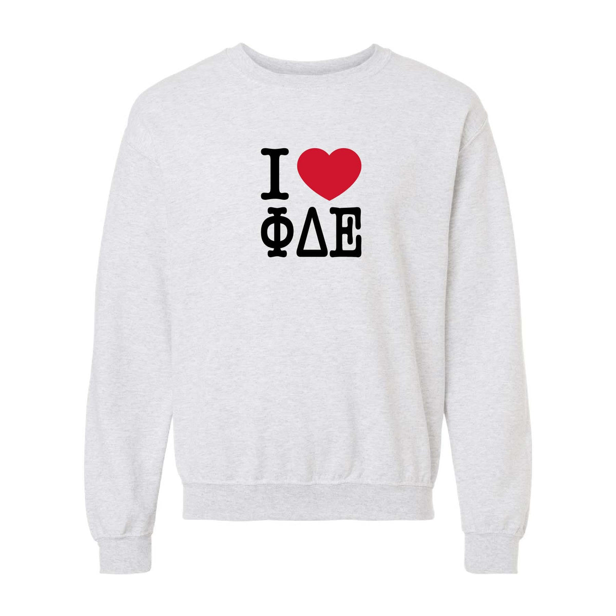 Ali & Ariel Embroidered Big Apple Crewneck Phi Delta Epsilon / Medium