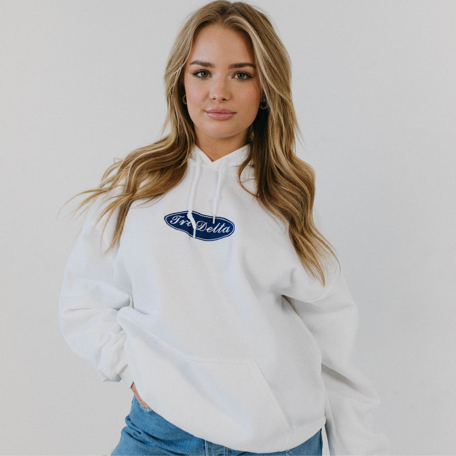 Ali & Ariel Embroidered Road Trip Hoodie