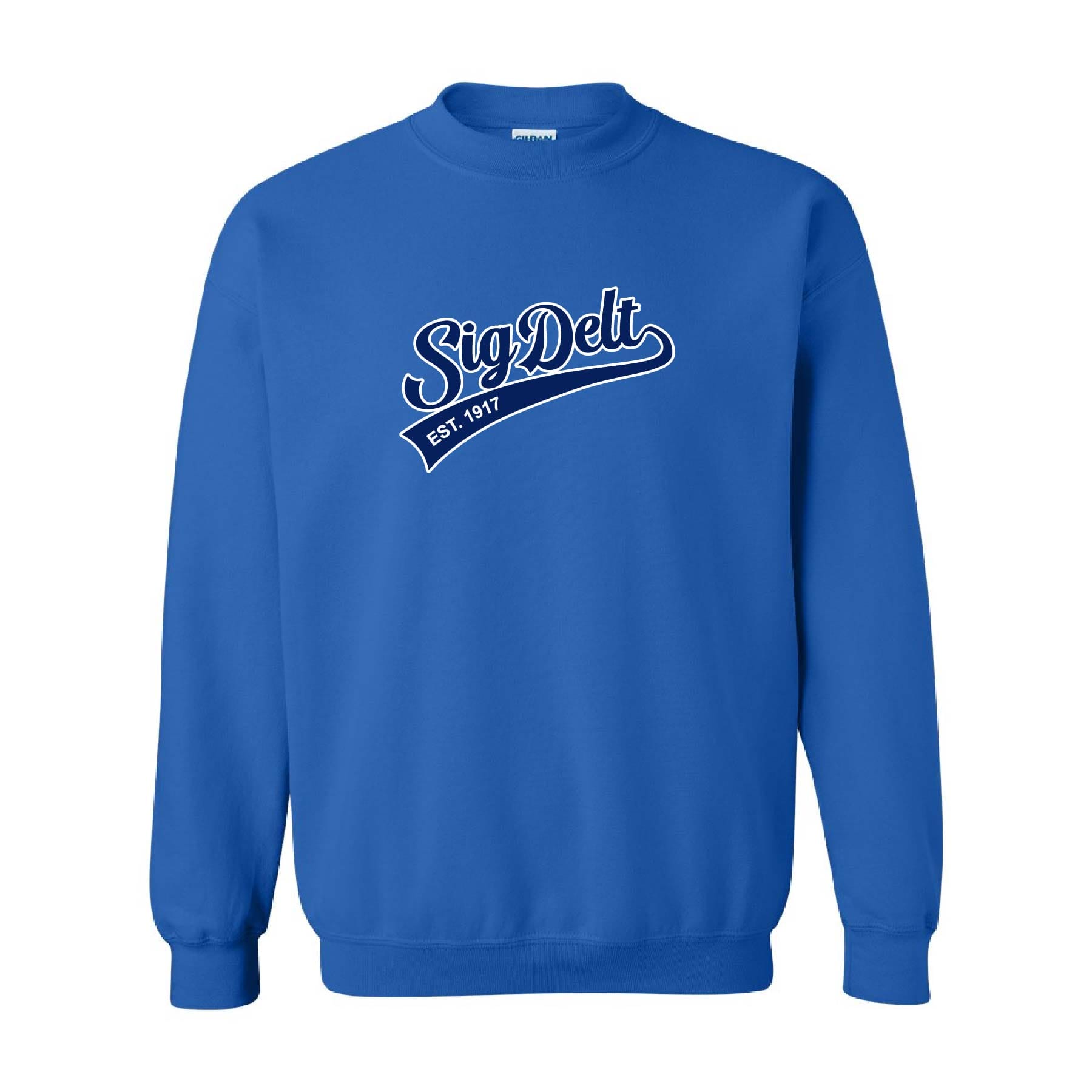 Ali & Ariel Embroidered Royal Sporty Crewneck