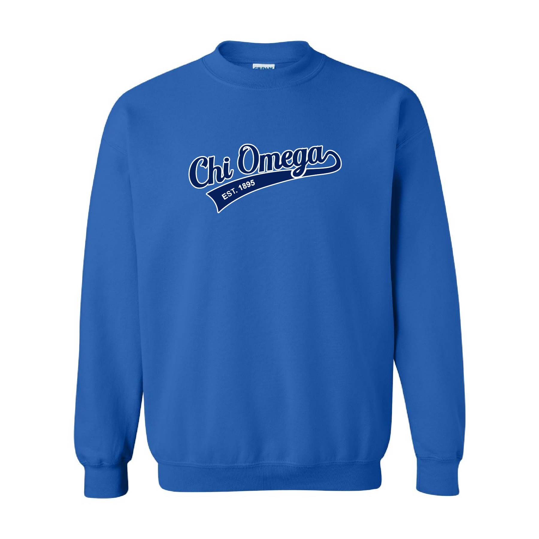 Ali & Ariel Embroidered Royal Sporty Crewneck