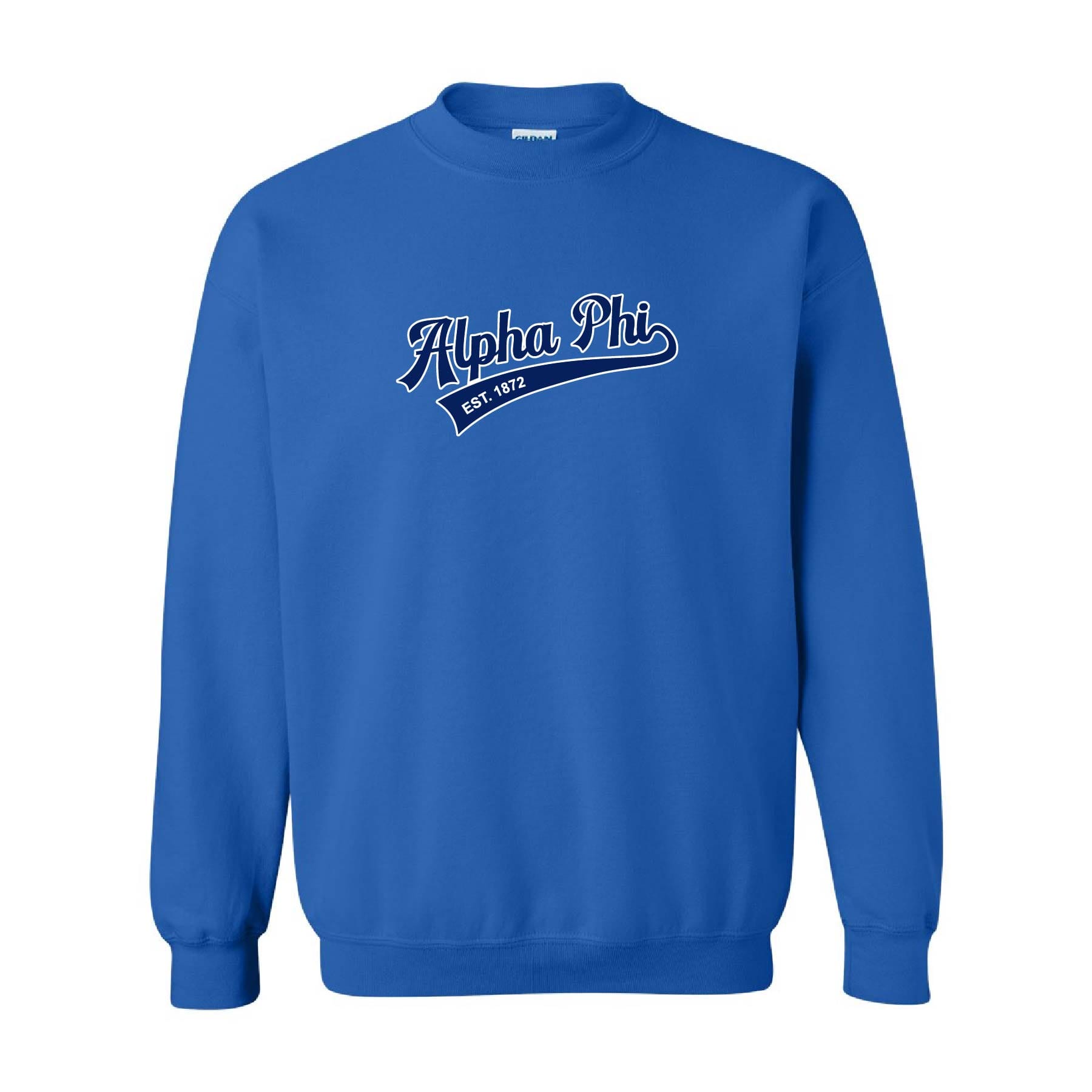 Ali & Ariel Embroidered Royal Sporty Crewneck