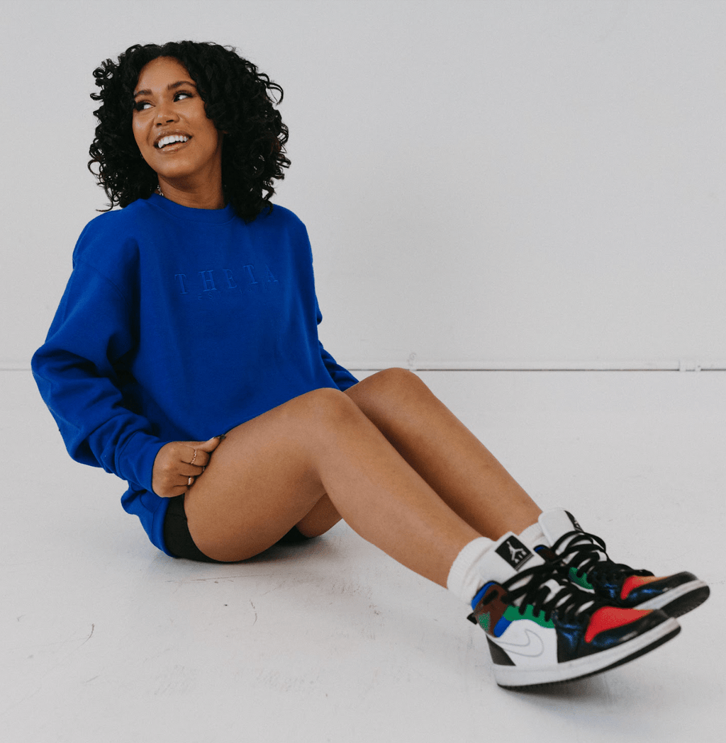 Ali & Ariel Embroidered Royal Treatment Crewneck