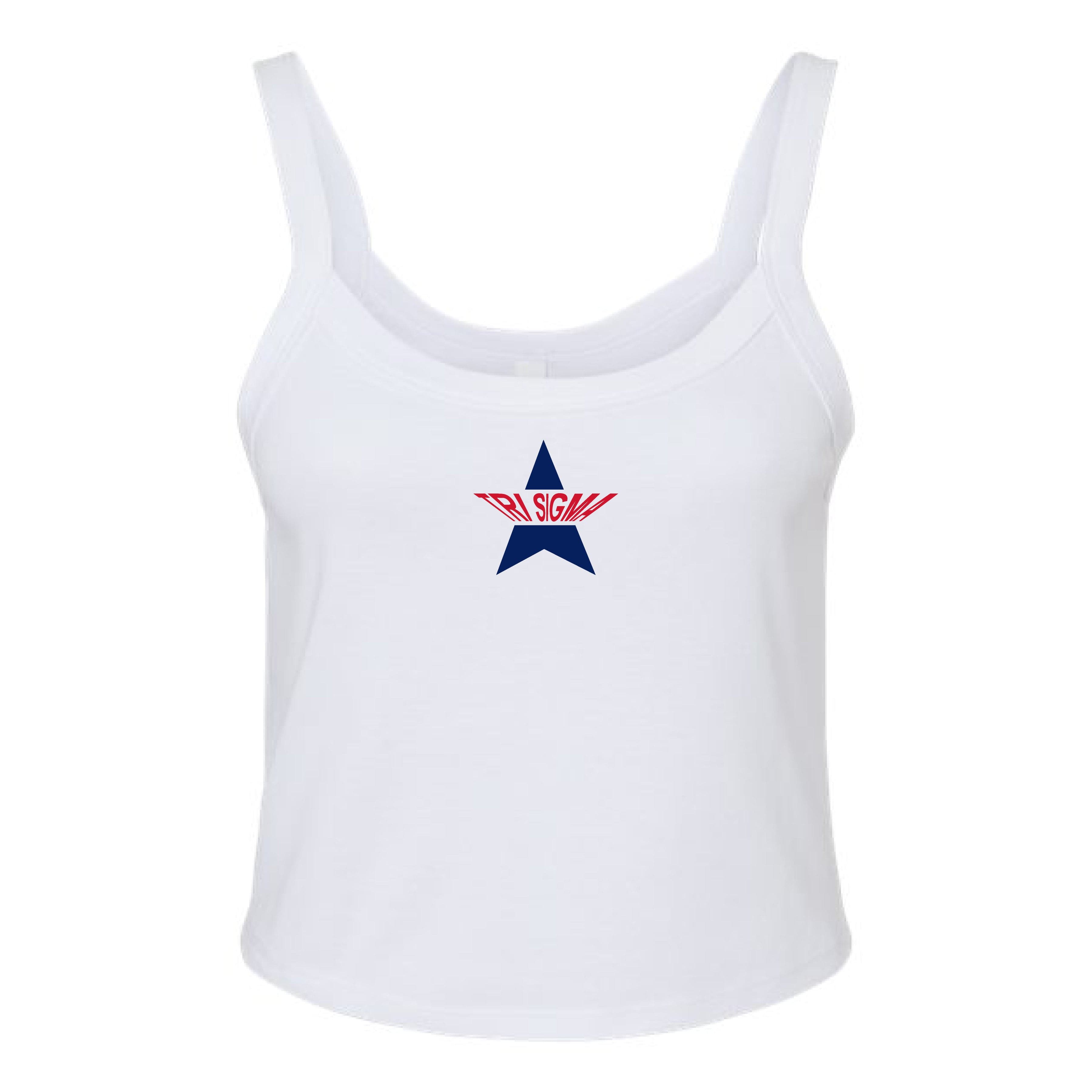 Ali & Ariel Embroidered Star Tank Top