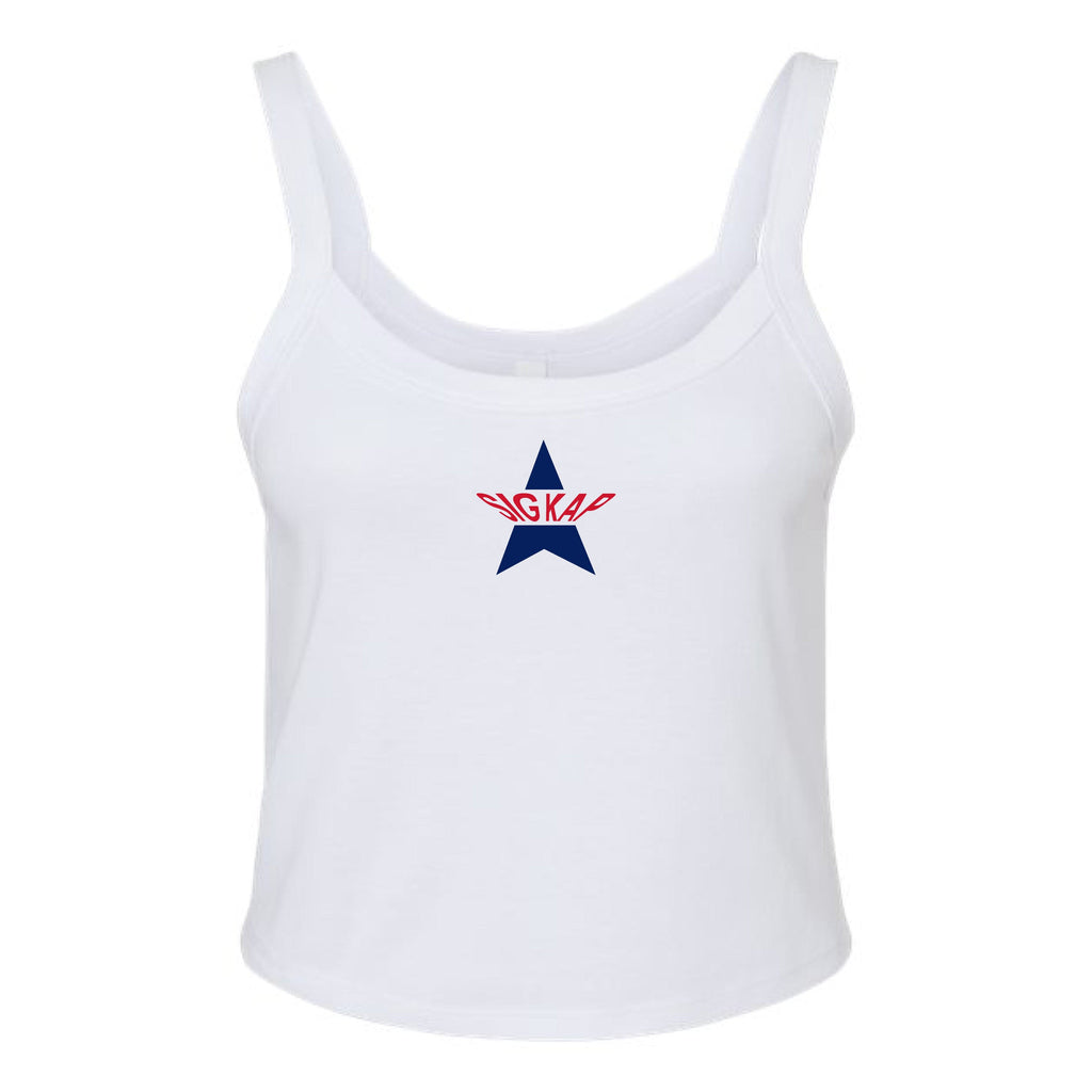 Ali & Ariel Embroidered Star Tank Top