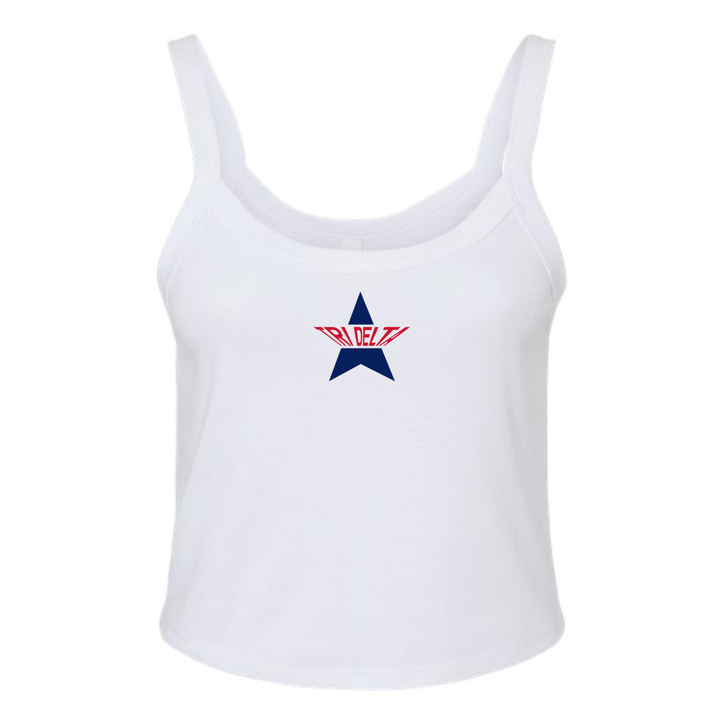 Ali & Ariel Embroidered Star Tank Top