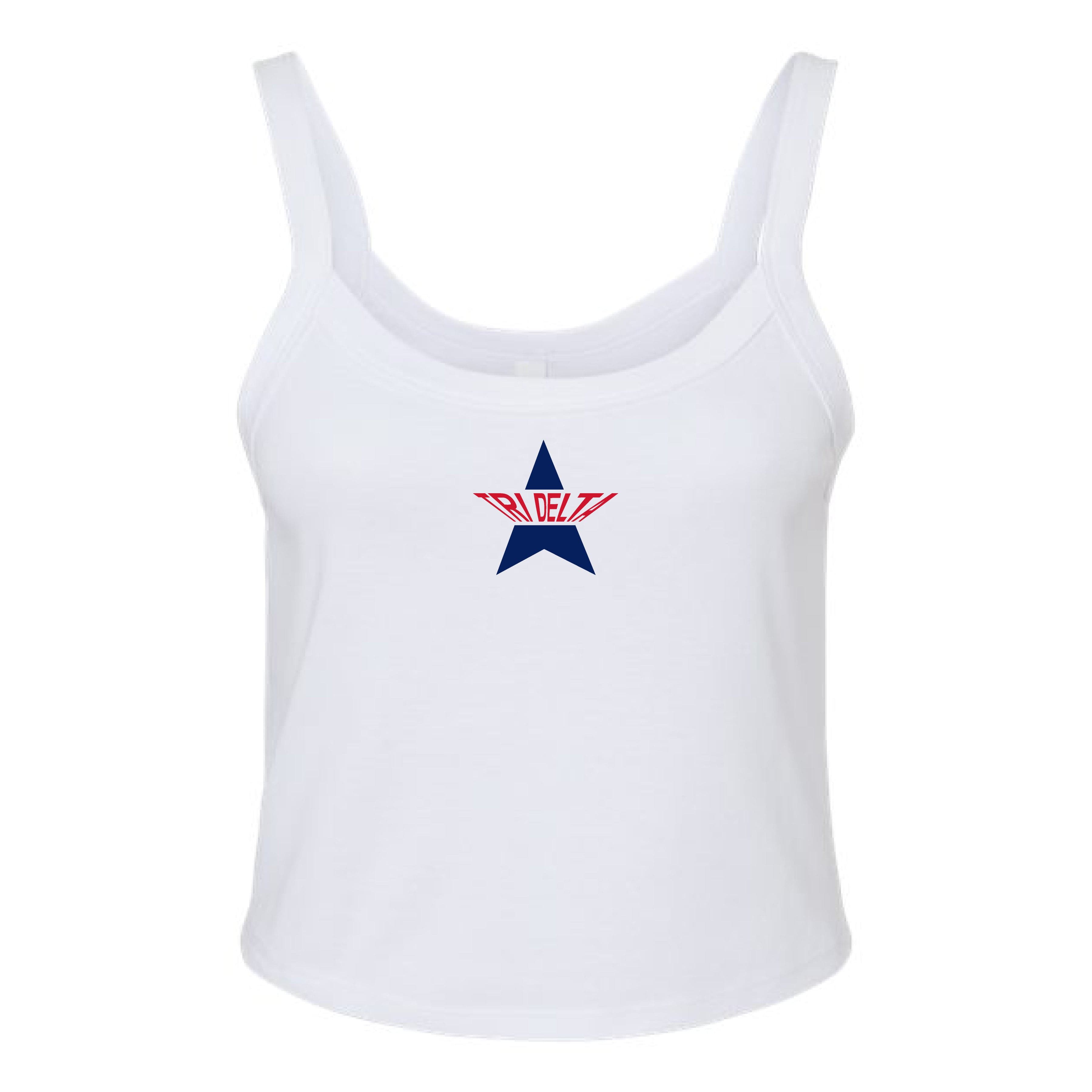 Ali & Ariel Embroidered Star Tank Top