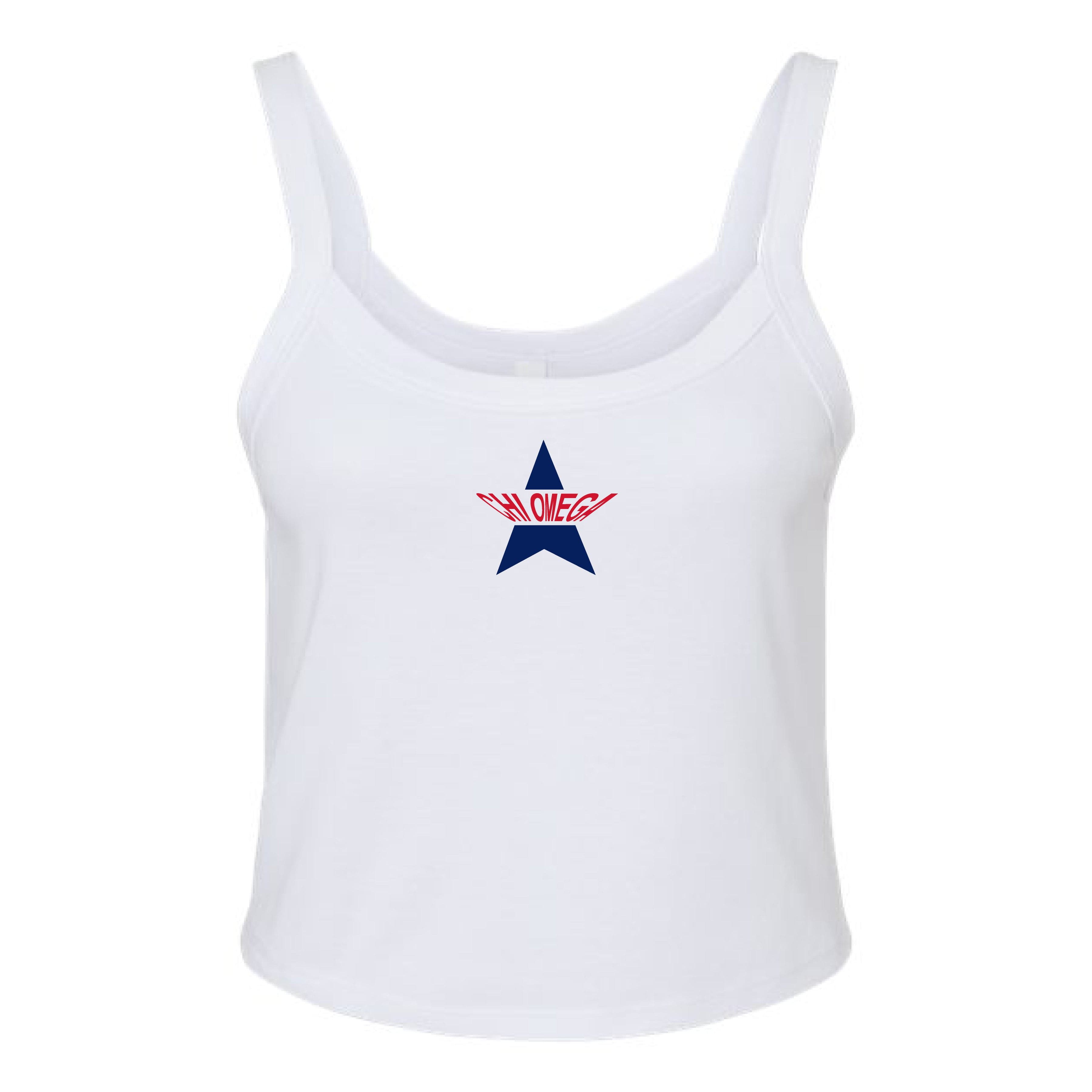 Ali & Ariel Embroidered Star Tank Top