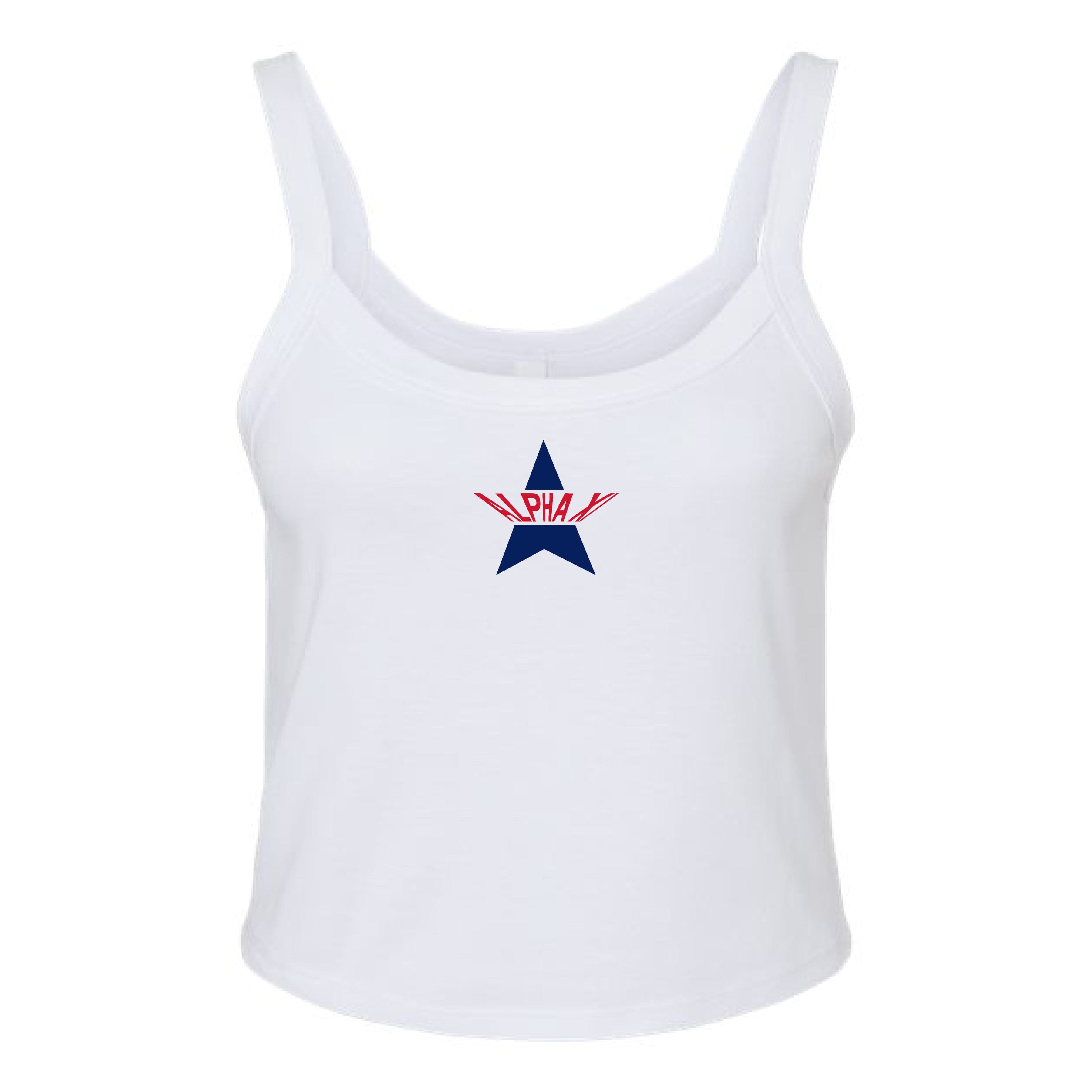 Ali & Ariel Embroidered Star Tank Top