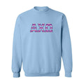 Ali & Ariel Embroidered Stripe Crewneck Alpha Chi Omega / Medium