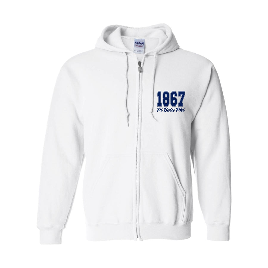 Ali & Ariel Embroidered Zip Up