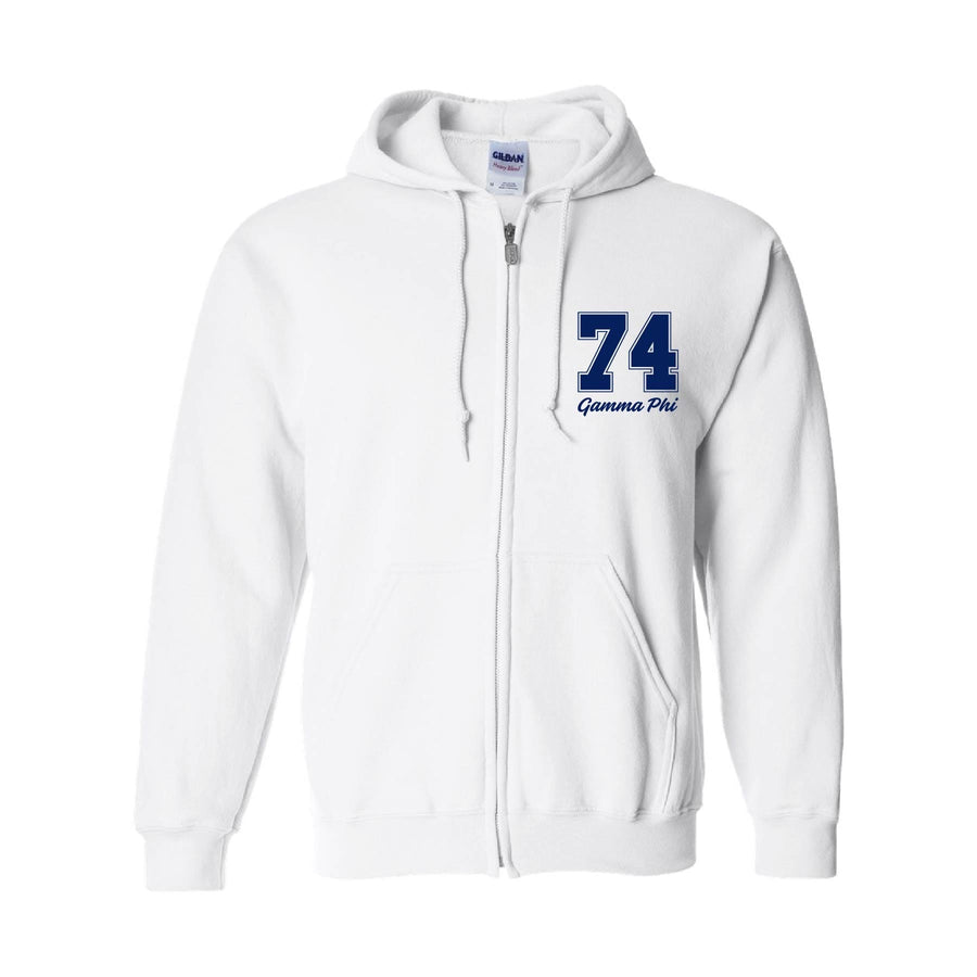 Ali & Ariel Embroidered Zip Up