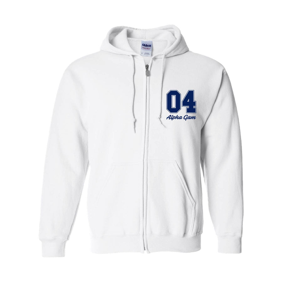Ali & Ariel Embroidered Zip Up