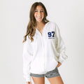 Ali & Ariel Embroidered Zip Up