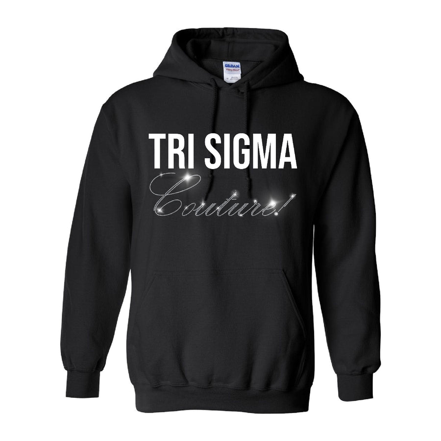 Ali & Ariel Faux Diamond Hoodie Sigma Sigma Sigma / Medium