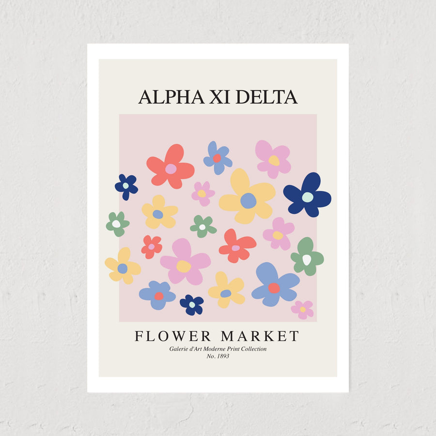 Ali & Ariel Flower Market Art Print