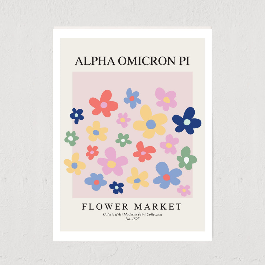 Ali & Ariel Flower Market Art Print